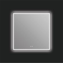 ICO Bath IE1136.MB - Eden 36'' x 36'' LED Mirror - Matte Black