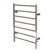 ICO Bath K4013W - 24''x27'' Kontour Linear Electric Hardwired Towel Warmer - Chrome