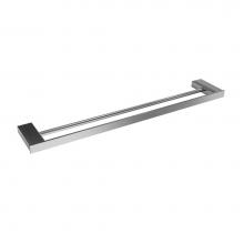 ICO Bath V3183 - Cinder 24'' Double Towel Bar - Chrome