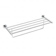 ICO Bath V67723 - Lava Towel Shelf With Bar - Chrome