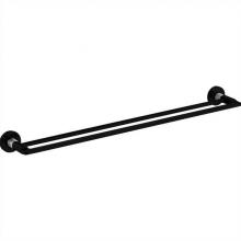 ICO Bath V69180.35 - Blaze 24'' Double Towel Bar - Chrome/Matte Black