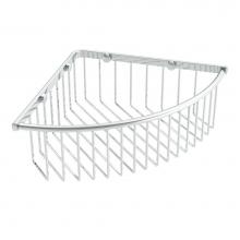 ICO Bath V93163 - Corner Shower Basket - Chrome