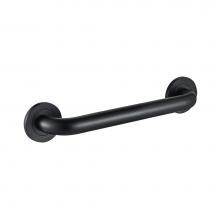 ICO Bath V94135 - 12'' Round Grab Bar - Matte Black