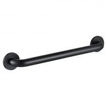 ICO Bath V94155 - 24'' Round Grab Bar - Matte Black