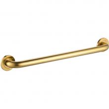 ICO Bath V94168 - 30'' Round Grab Bar - PVD Brushed Gold