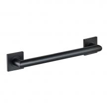 ICO Bath V94345 - 18'' Crater Grab Bar - Matte Black