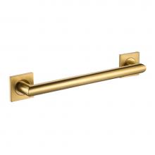 ICO Bath V94348 - 18'' Crater Grab Bar - PVD Brushed Gold