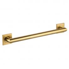 ICO Bath V94358 - 24'' Crater Grab Bar - PVD Brushed Gold