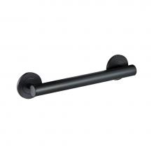 ICO Bath V94435 - 12'' Lava Grab Bar - Matte Black