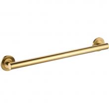 ICO Bath V94468 - 30'' Lava Grab Bar - PVD Brushed Gold