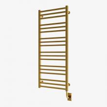 ICO Bath E3308 - 19.5''x47.5'' Avento Electric Plug-In Towel Warmer - PVD Brushed Gold