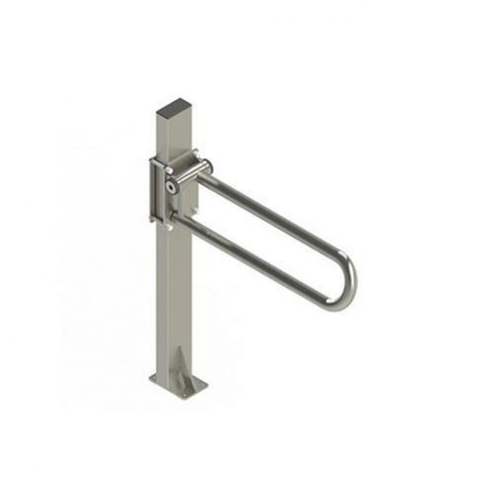 HealthCraft P.T. Rail Floor Mast Stainless Steel