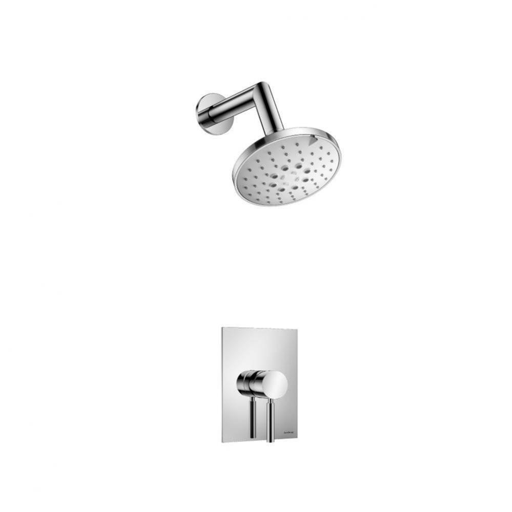 Single Output Shower Set With ABS Shower Head & Arm