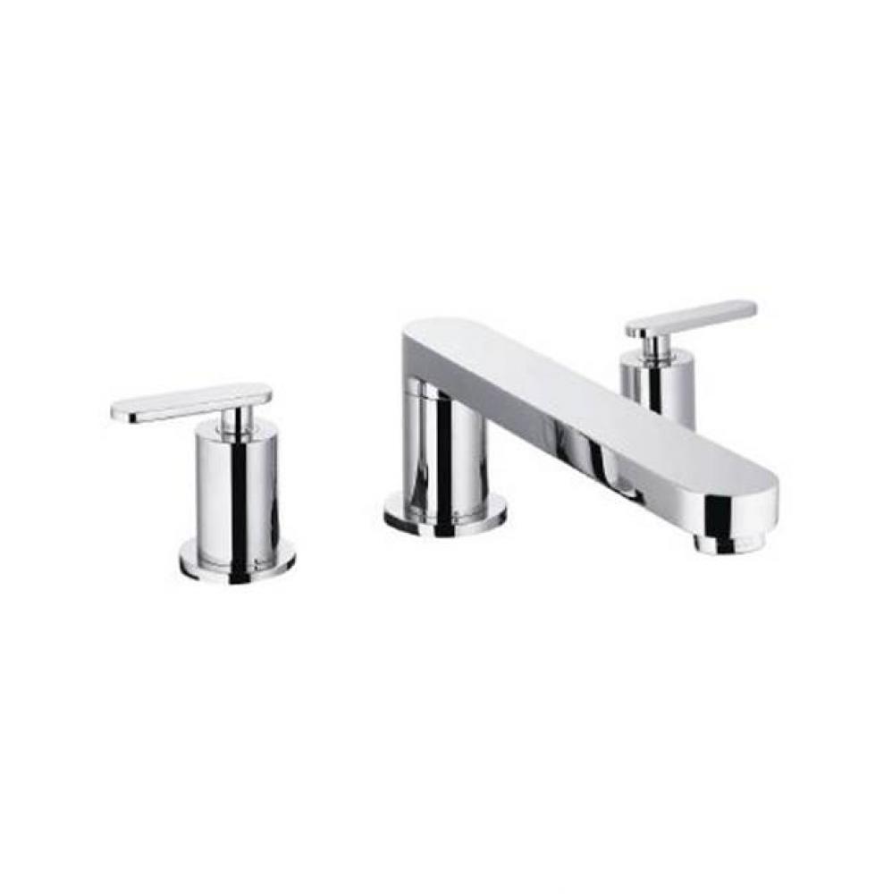 Three Hole 8'' Widespread Two Handle Bathroom Faucet