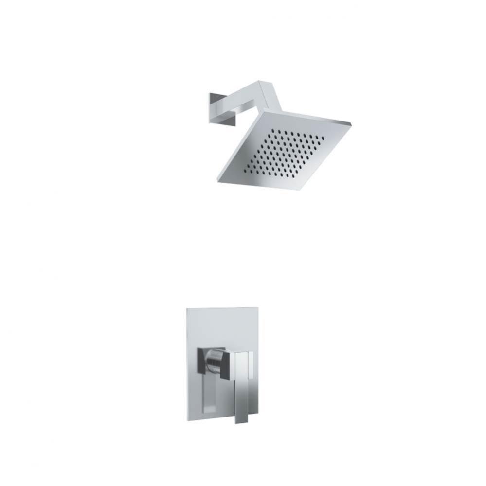 Single Output Shower Set With Brass Shower Head