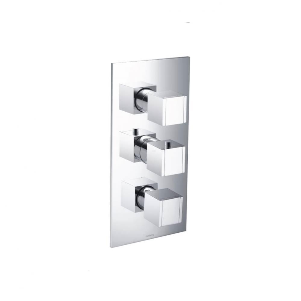3/4'' Thermostatic Valve With Trim - 3 Output