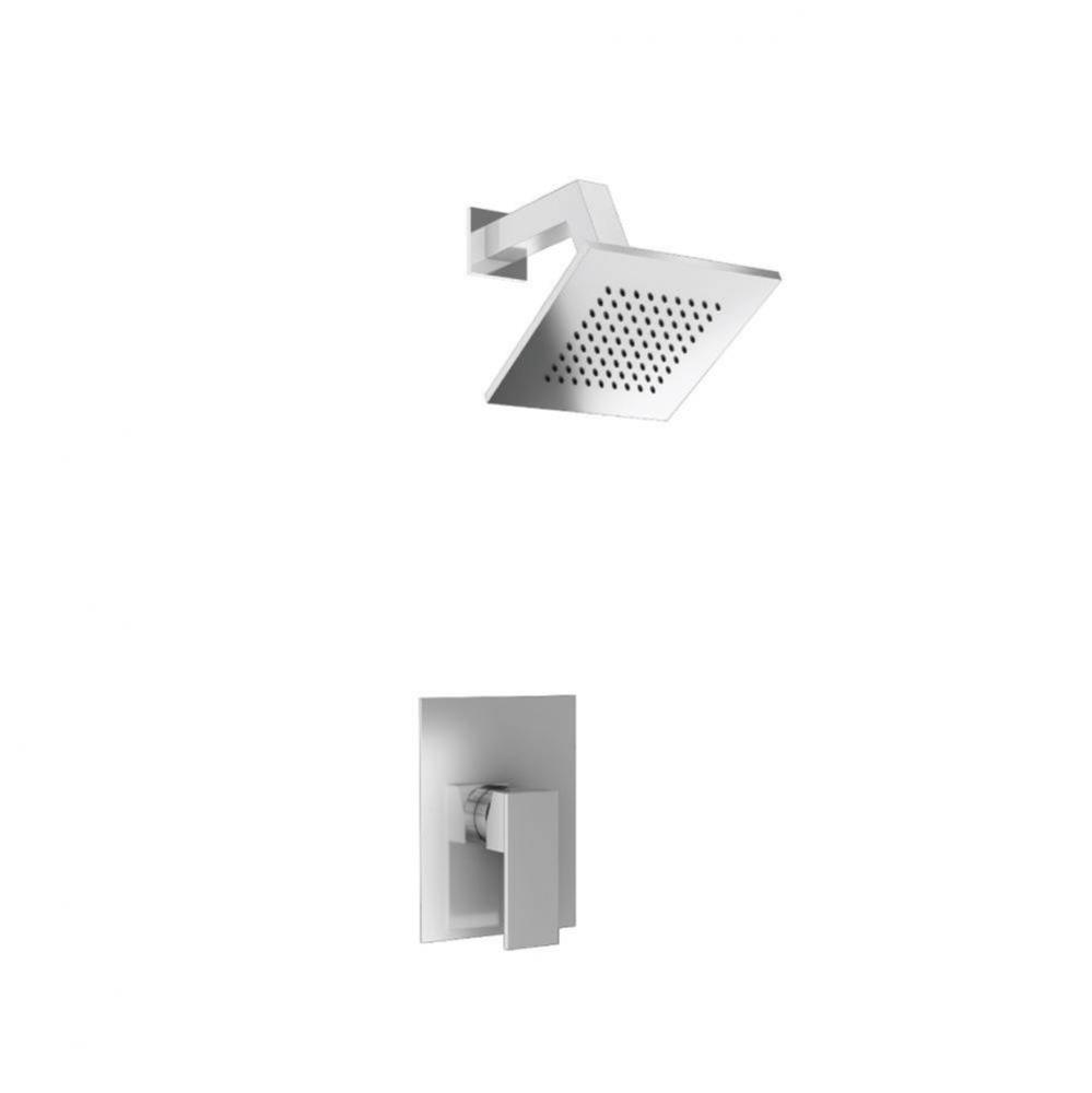 Single Output Shower Set With Brass Shower Head & Arm