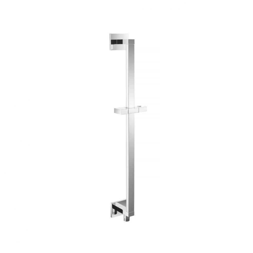 Shower Slide Bar With Integrated Wall Elbow