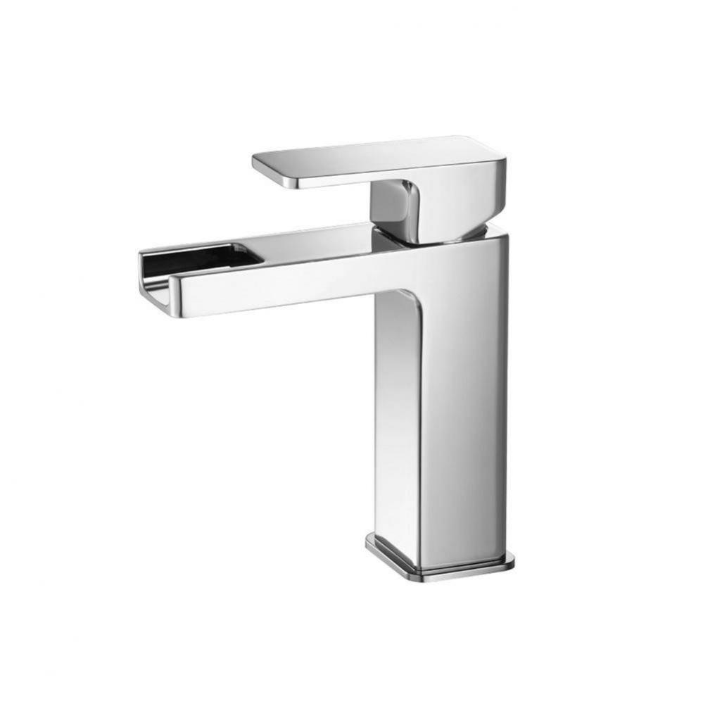 Single Hole Cascade Flow Waterfall Bathroom Faucet