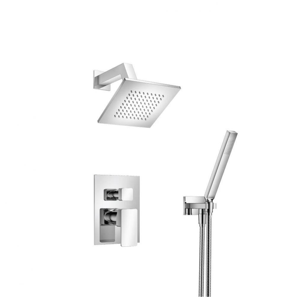 Two Output Shower Set With Shower Head And Hand Held