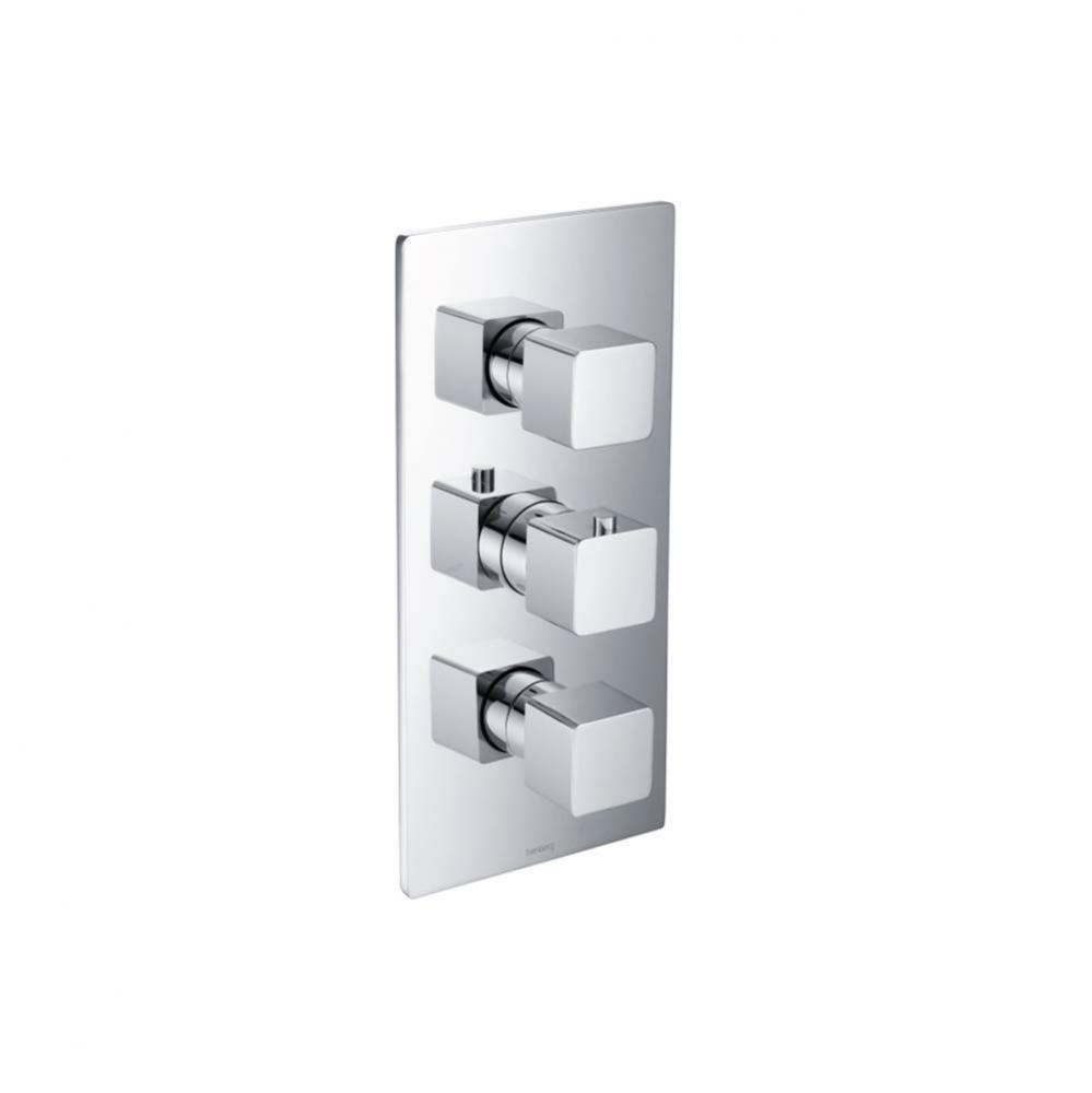 3/4'' Thermostatic Valve With Trim - 3 Output