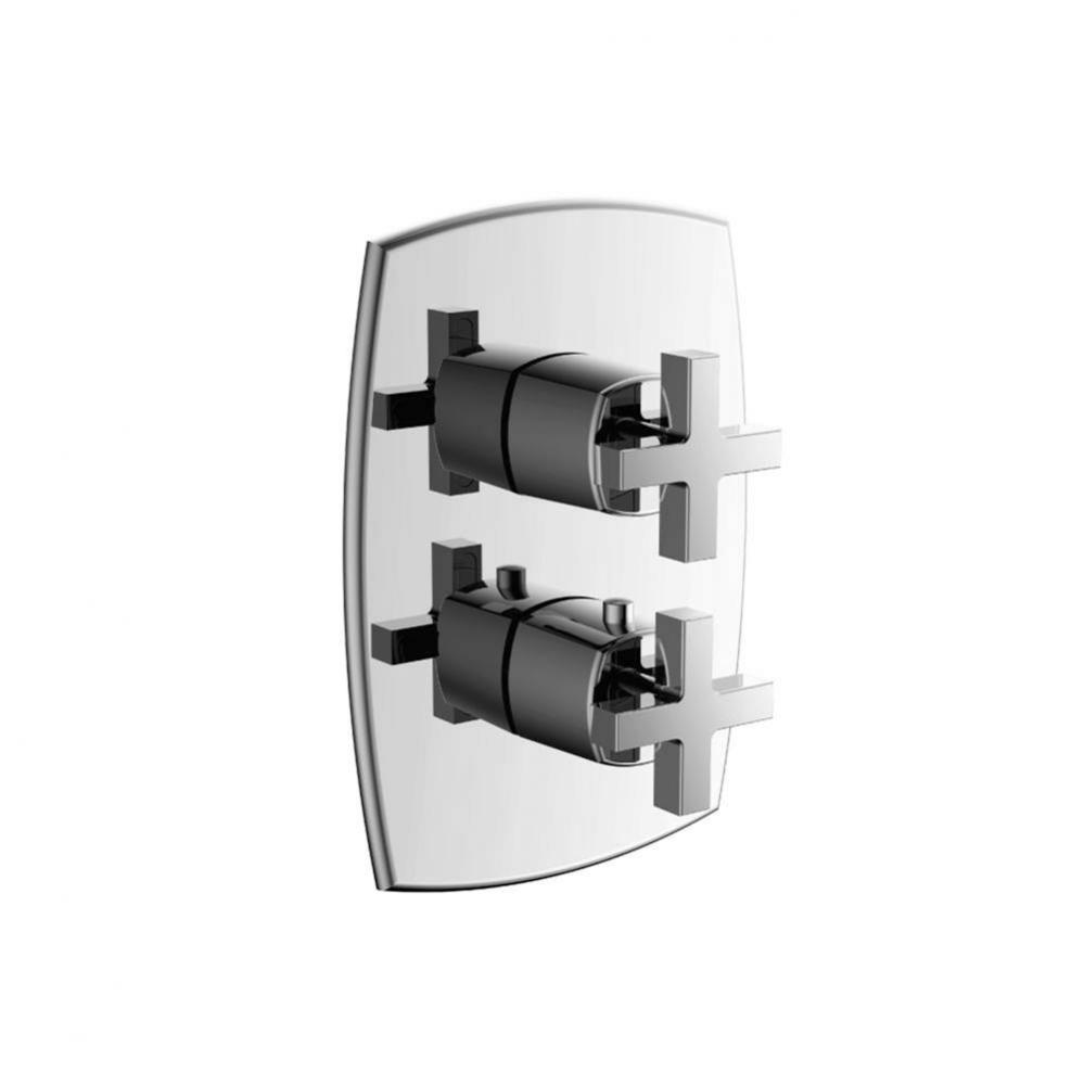 3/4 '' Thermostatic Valve & Trim - With 2-Way Diverter - 2 Output