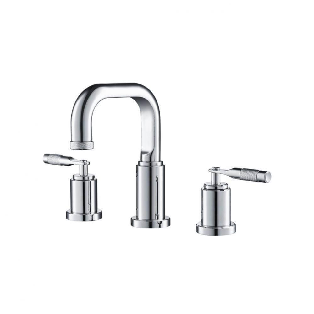 Three Hole 8'' Widespread Two Handle Bathroom Faucet