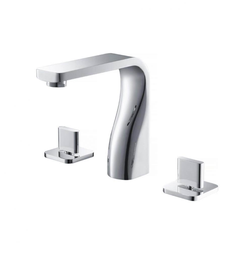 Three Hole 8'' Widespread Two Handle Bathroom Faucet