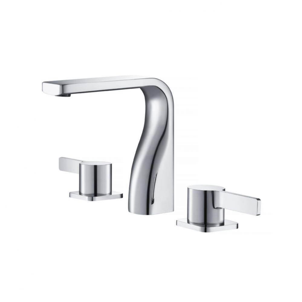 Three Hole 8'' Widespread Two Handle Bathroom Faucet