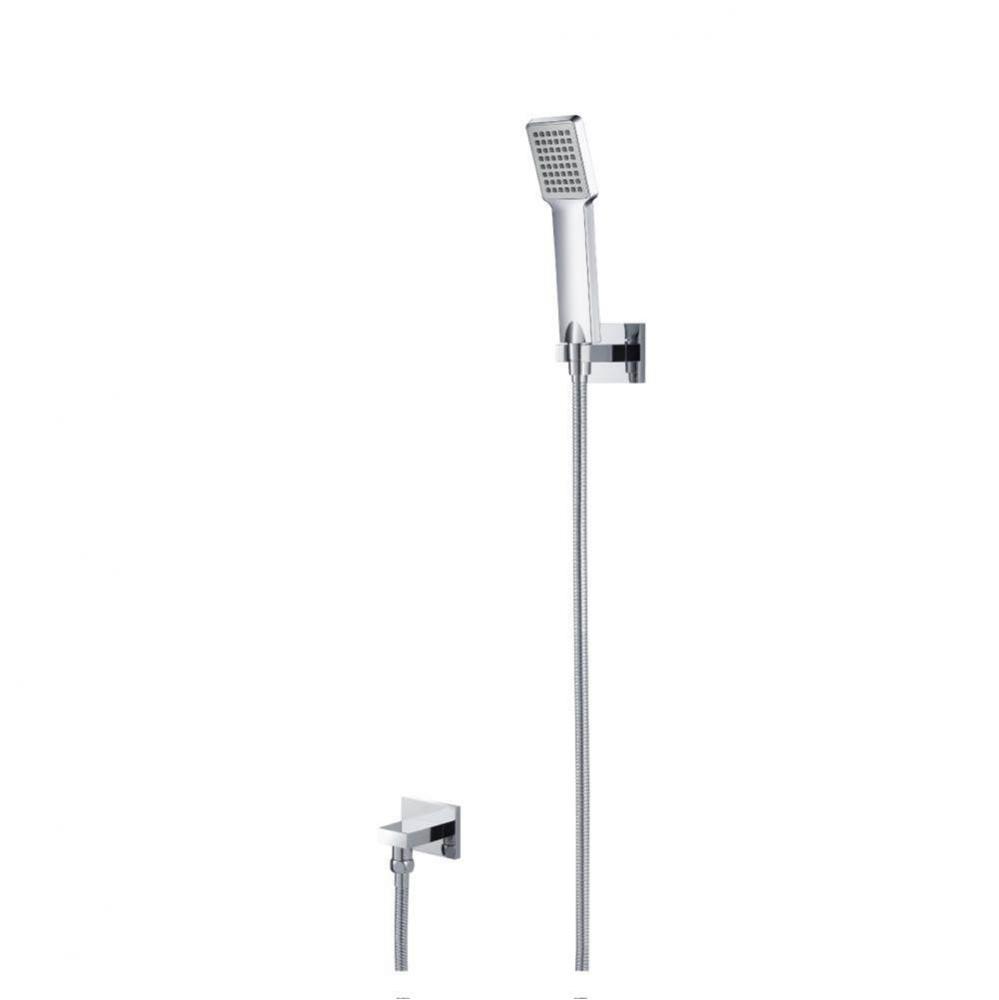 Hand Shower Set With Wall Elbow, Holder and Hose