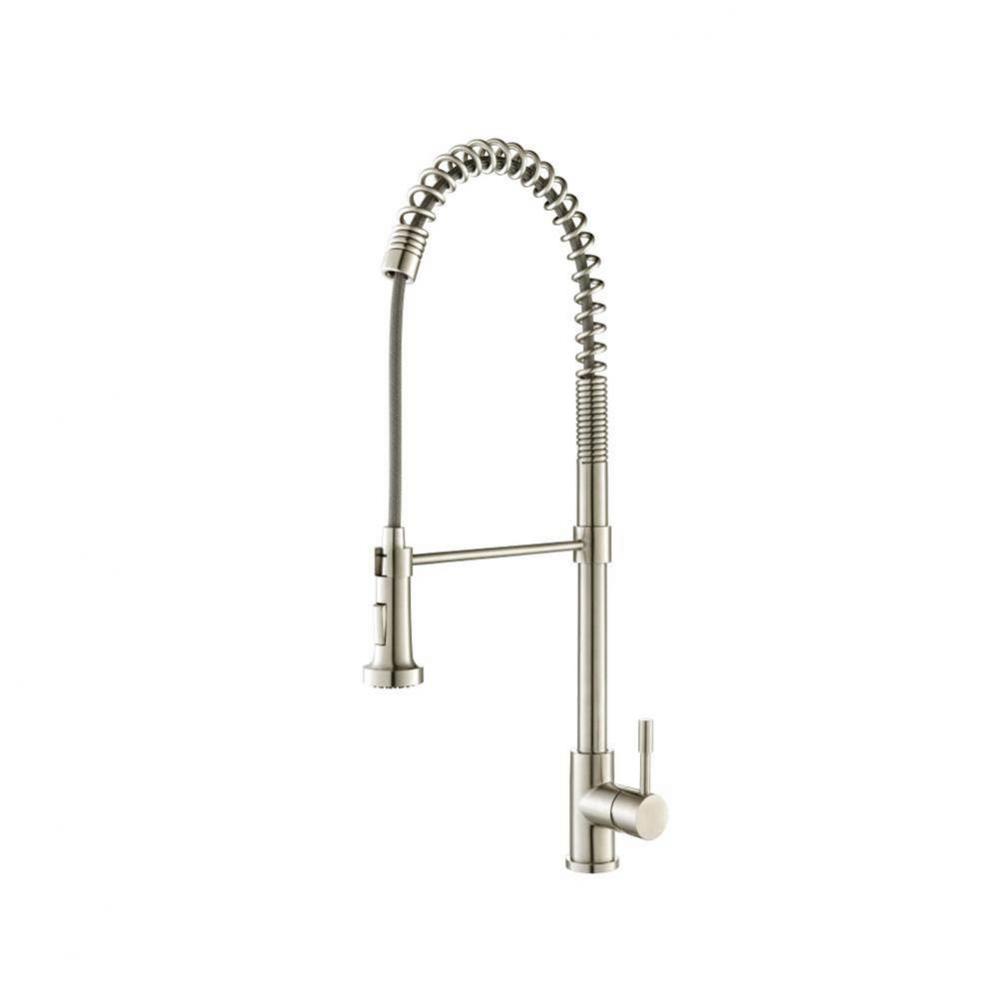 Professio - S - Dual Spray Professional Stainless Steel Kitchen Faucet With Pull Out