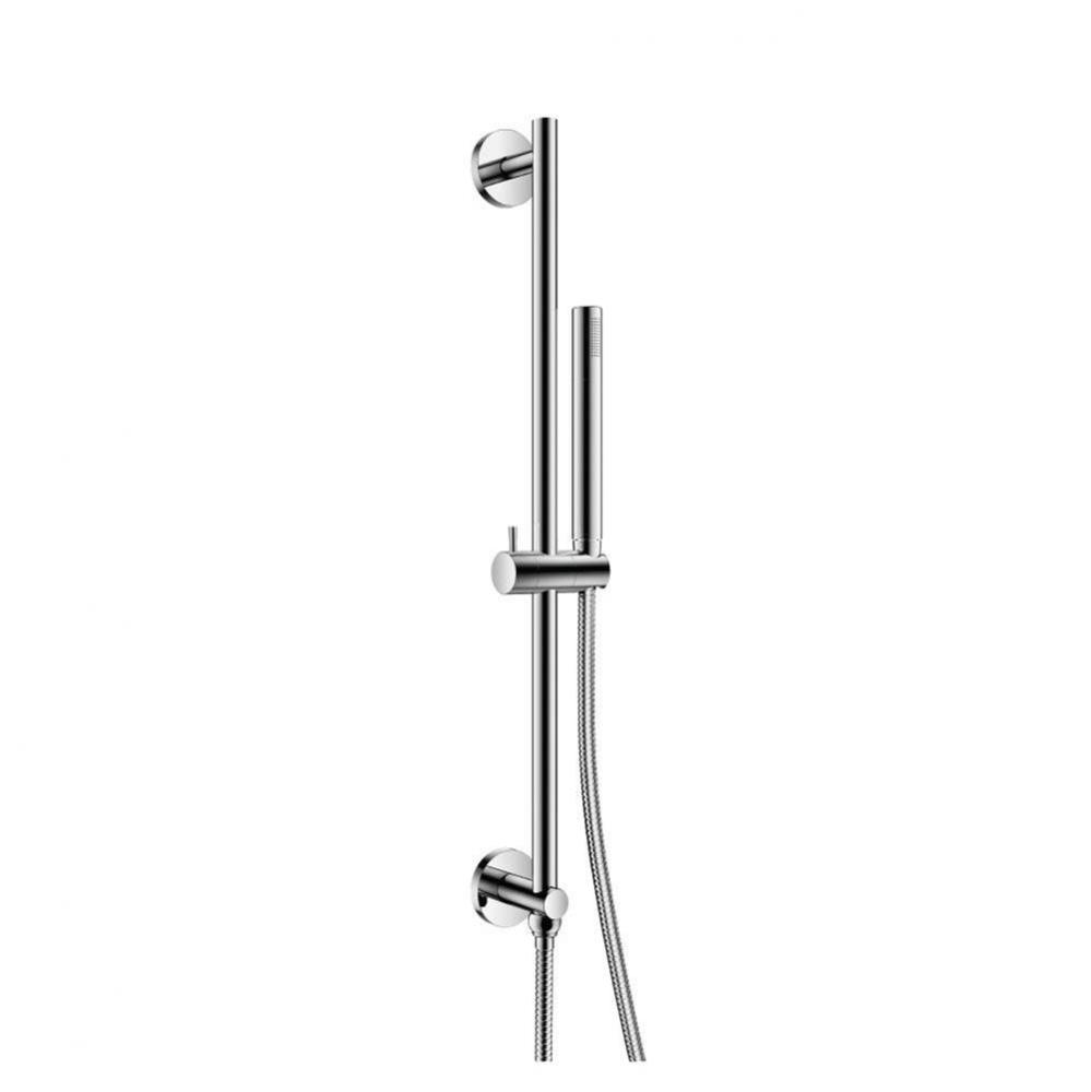 Hand Shower Set with Slide Bar, Integrated Elbow & Hose