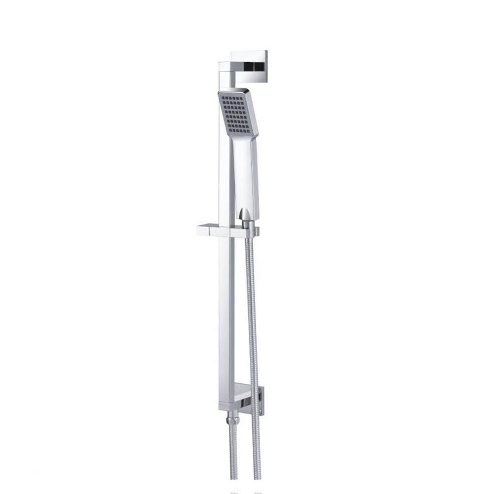 Hand Shower Set with Slide Bar, Integrated Elbow & Hose