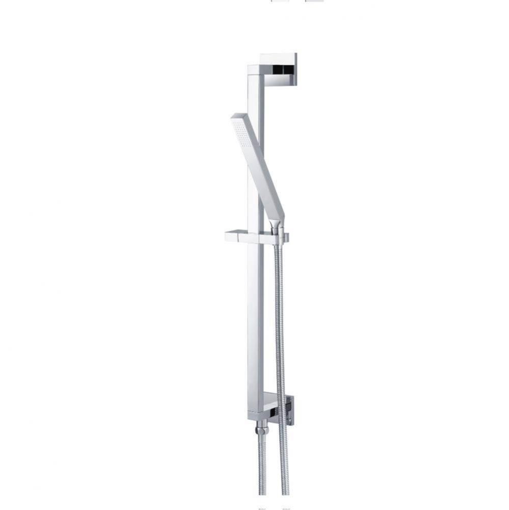 Hand Shower Set with Slide Bar, Integrated Elbow & Hose