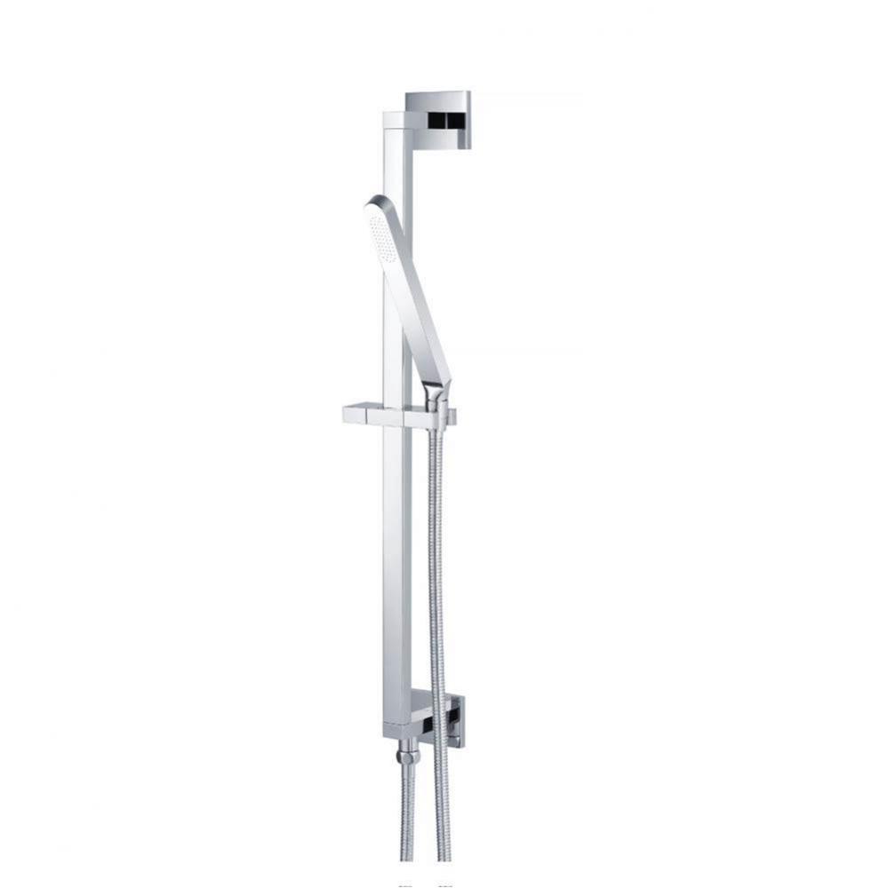 Hand Shower Set with Slide Bar, Integrated Elbow & Hose