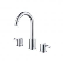 Isenberg 100.2000CP - Three Hole 8'' Widespread Two Handle Bathroom Faucet