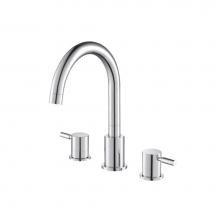 Isenberg 100.2410CP - 3 Hole Deck Mount Roman Tub Faucet