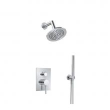 Isenberg 100.3250CP - Two Output Shower Set With Shower Head And Hand Held