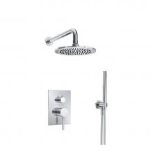 Isenberg 100.3300CP - Two Output Shower Set With Shower Head And Hand Held
