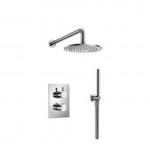 Isenberg 100.7050CP - Two Output Shower Set With Shower Head And Hand Held