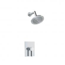 Isenberg 145.3050CP - Single Output Shower Set With Brass Shower Head & Arm