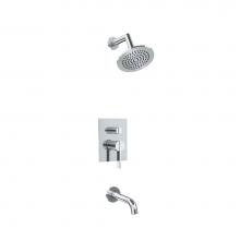 Isenberg 145.3200CP - Two Output Shower Set With Shower Head And Tub Spout