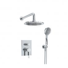 Isenberg 145.3300CP - Two Output Shower Set With Shower Head And Hand Held