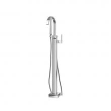 Isenberg 150.1165CP - Freestanding Floor Mount Bathtub / Tub Filler With Hand Shower