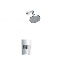 Isenberg 150.3000CP - Single Output Shower Set With 5-Function Shower Head