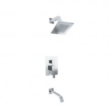 Isenberg 150.3200CP - Two Output Shower Set With Shower Head And Tub Spout