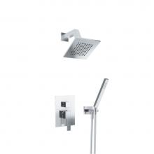 Isenberg 150.3250CP - Two Output Shower Set With Shower Head And Hand Held