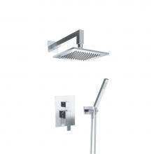 Isenberg 150.3300CP - Two Output Shower Set With Shower Head And Hand Held