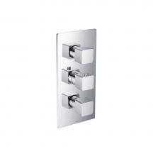 Isenberg 196.4401CP - 3/4'' Thermostatic Valve and Trim - 2 Outputs