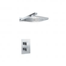 Isenberg 196.7000CP - Single Output Shower Set With Shower Head And Arm